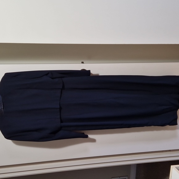 Full-length evening dress with bolero jacket with long sleeve - Picture 3 of 5